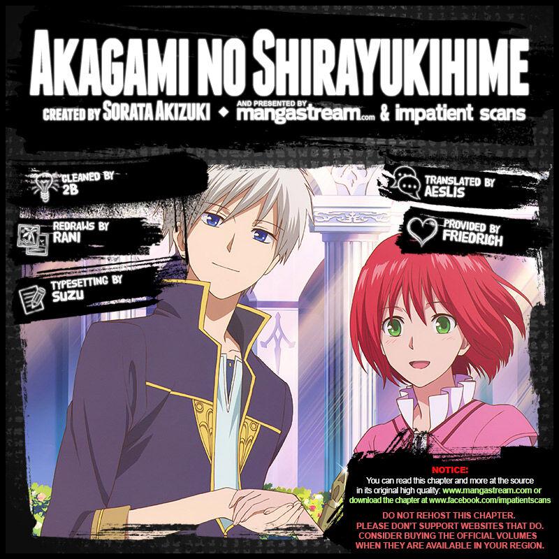 Akagami No Shirayukihime - Chapter 111