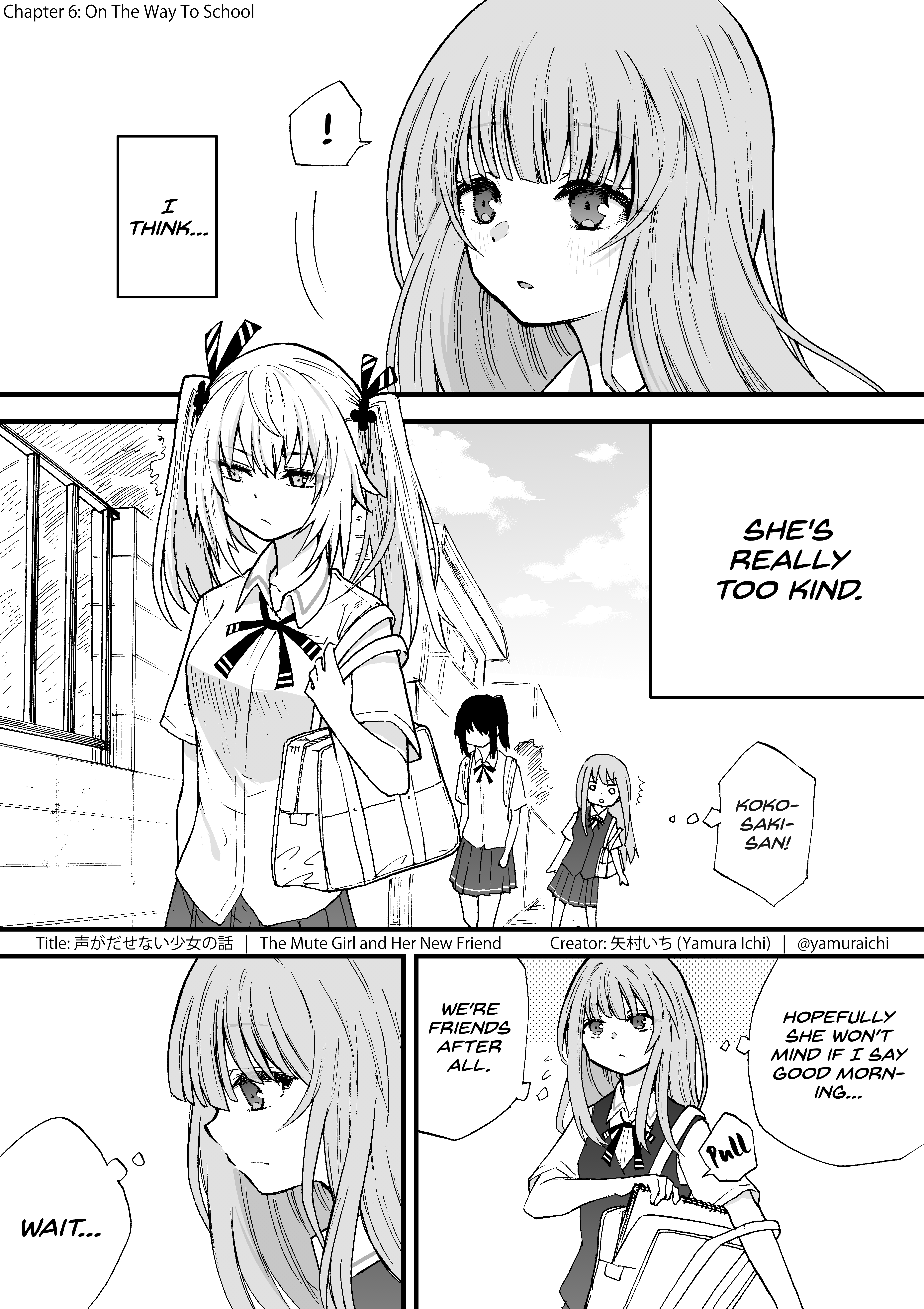 The Mute Girl And Her New Friend - Chapter 6: On The Way To School