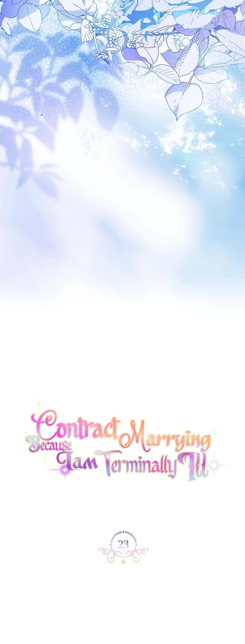 Contract Marrying Because I Am Terminally Ill - Chapter 23