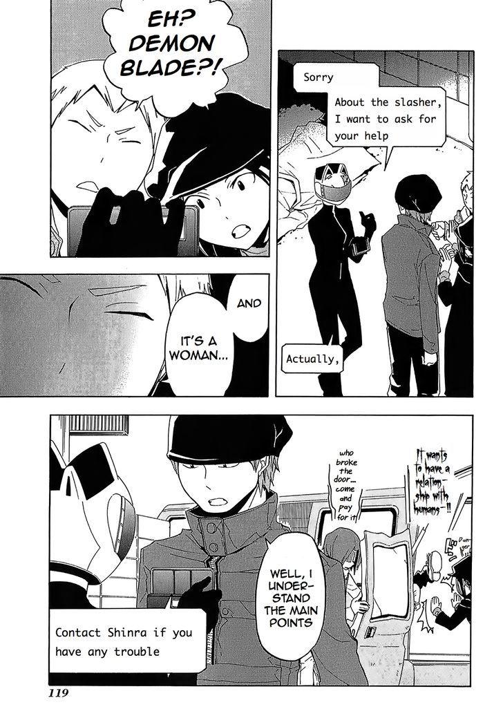 Durarara!! - Saikahen - Vol.2 Chapter 9 : Red Gleam Of The Knife