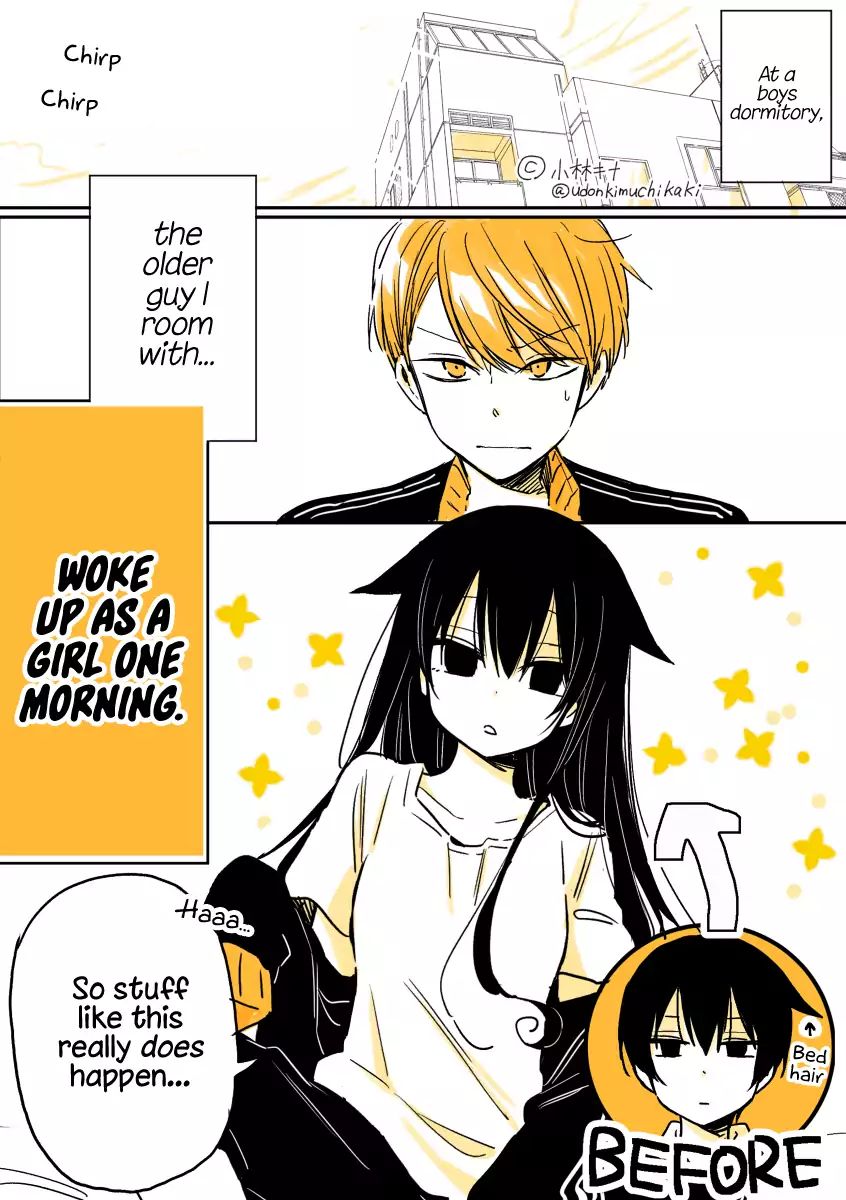 About A Lazy High School Guy Who Woke Up As A Girl One Morning - Chapter 1